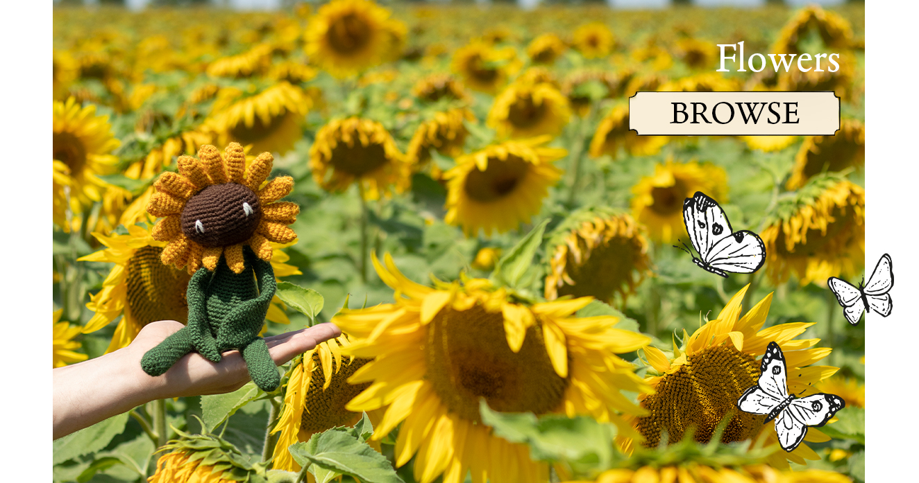 flowers garden kits toft pattern crochet summer 